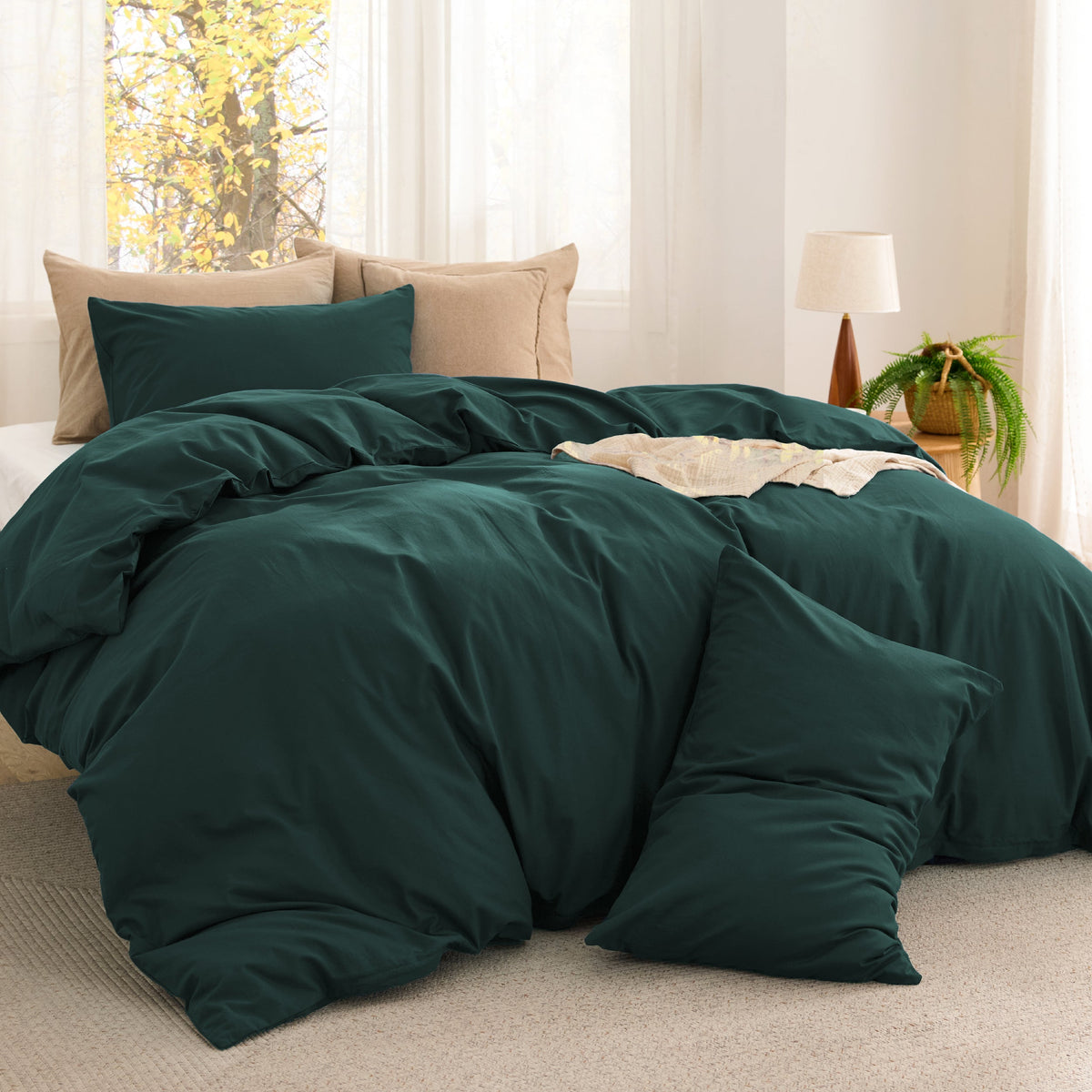 Prewashed Cotton Comforter Set
