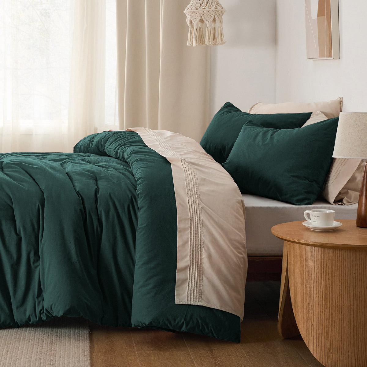 Prewashed Cotton Comforter Set