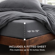 Prewashed Microfiber Duvet Cover Set
