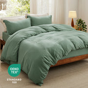 Prewashed Microfiber Duvet Cover Set