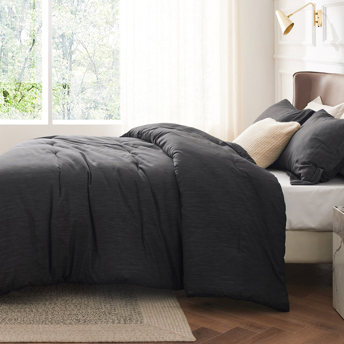 Cationic Dye Comforter Set 90gsm