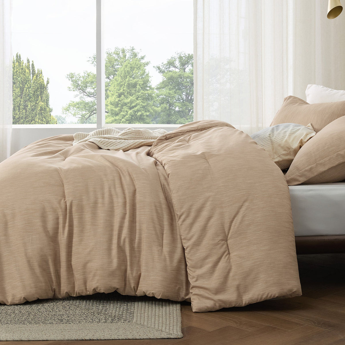 Cationic Dye Comforter Set 90gsm