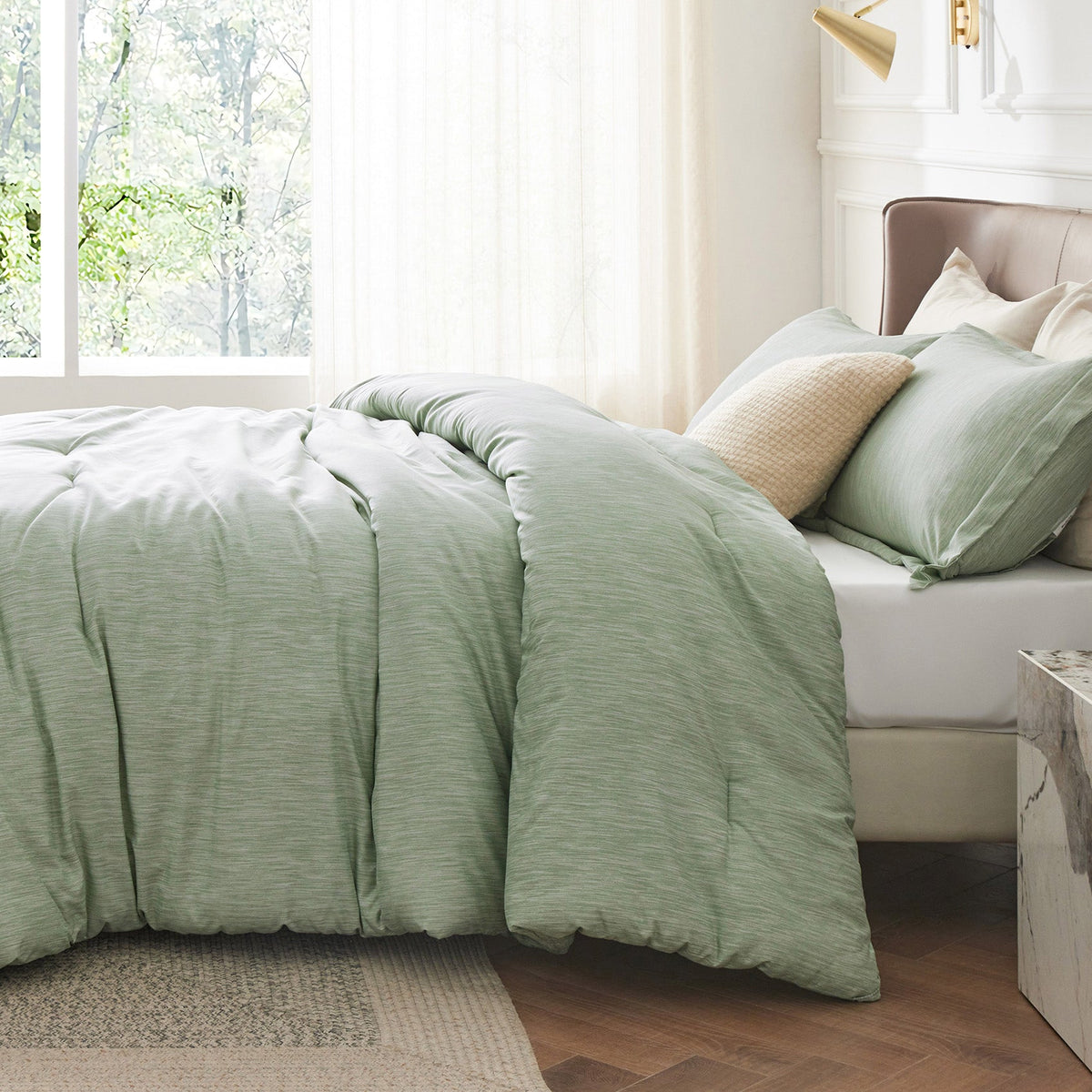 Cationic Dye Comforter Set 90gsm