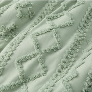 Boho Tufted Embroidery Duvet Cover Set