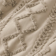 Boho Tufted Embroidery Duvet Cover Set