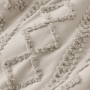 Boho Tufted Embroidery Duvet Cover Set