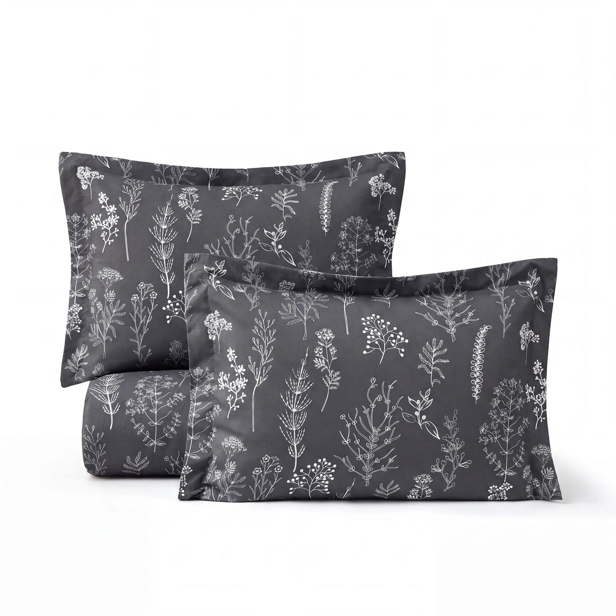 Reversible Floral Print Comforter Set
