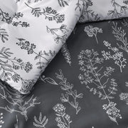 Reversible Floral Print Comforter Set