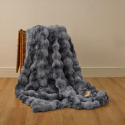 Bubble Faux Fur Blanket