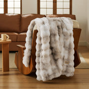 Bubble Faux Fur Blanket