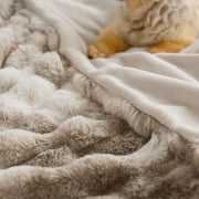 Bubble Faux Fur Blanket