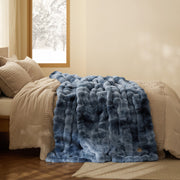 Bubble Faux Fur Blanket