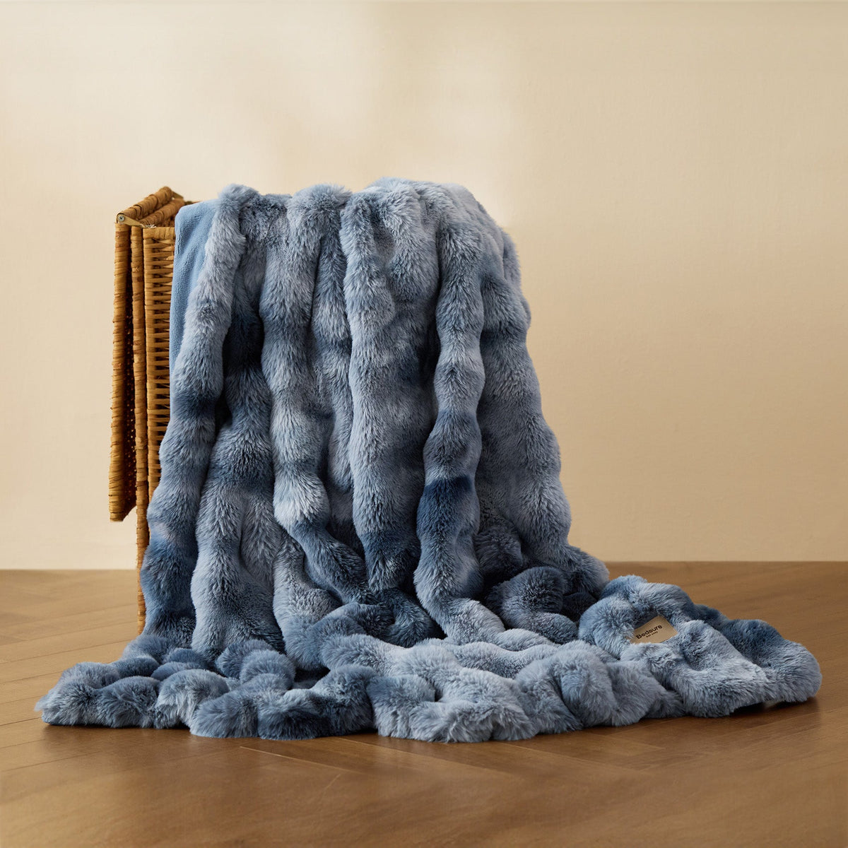 Bubble Faux Fur Blanket