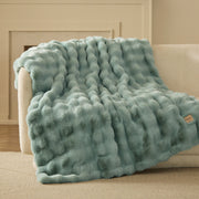 Bubble Faux Fur Blanket