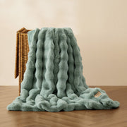 Bubble Faux Fur Blanket
