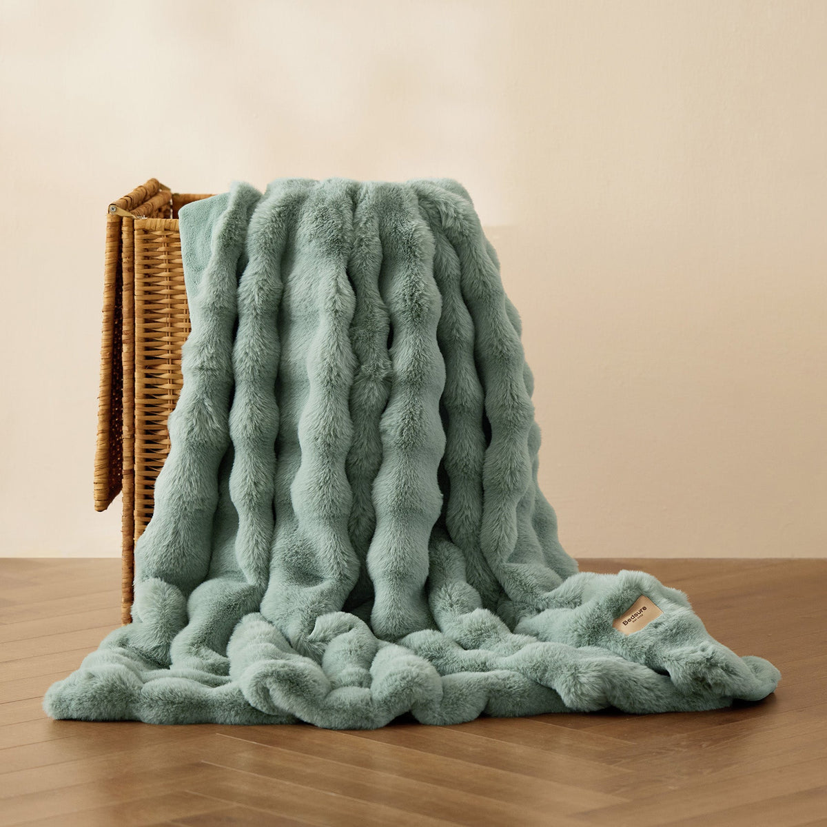 Bubble Faux Fur Blanket
