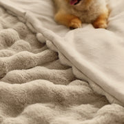 Bubble Faux Fur Blanket