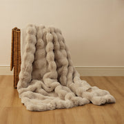 Bubble Faux Fur Blanket