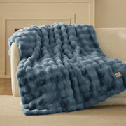 Bubble Faux Fur Blanket