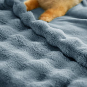 Bubble Faux Fur Blanket