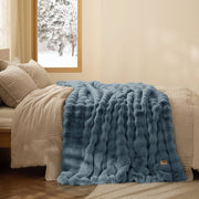 Bubble Faux Fur Blanket