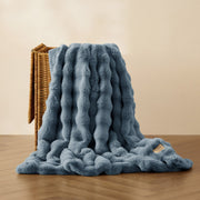 Bubble Faux Fur Blanket