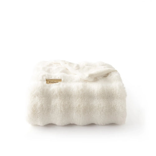 Bubble Faux Fur Blanket