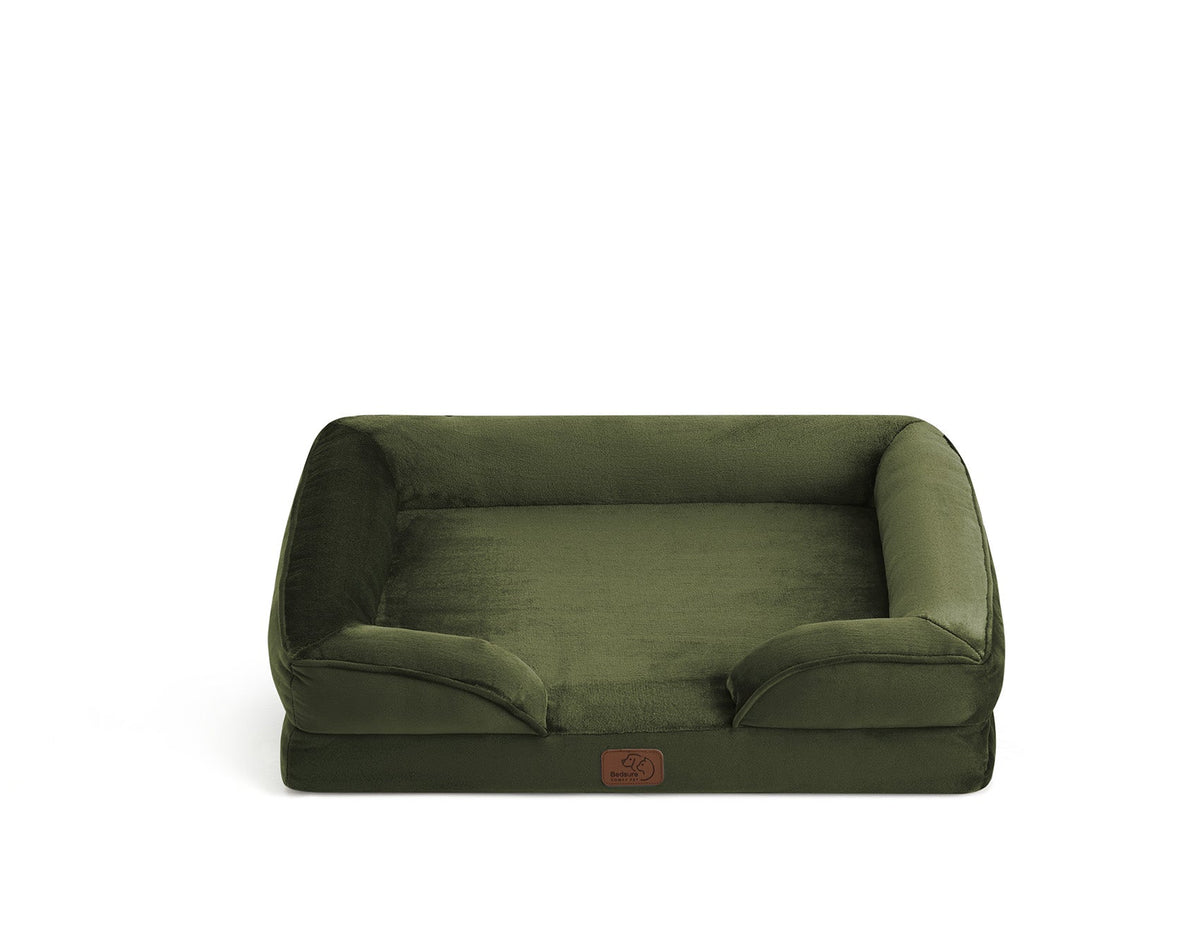 Orthopedic Flannel Dog Sofa