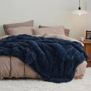 Fuzzy Faux Fur Blanket