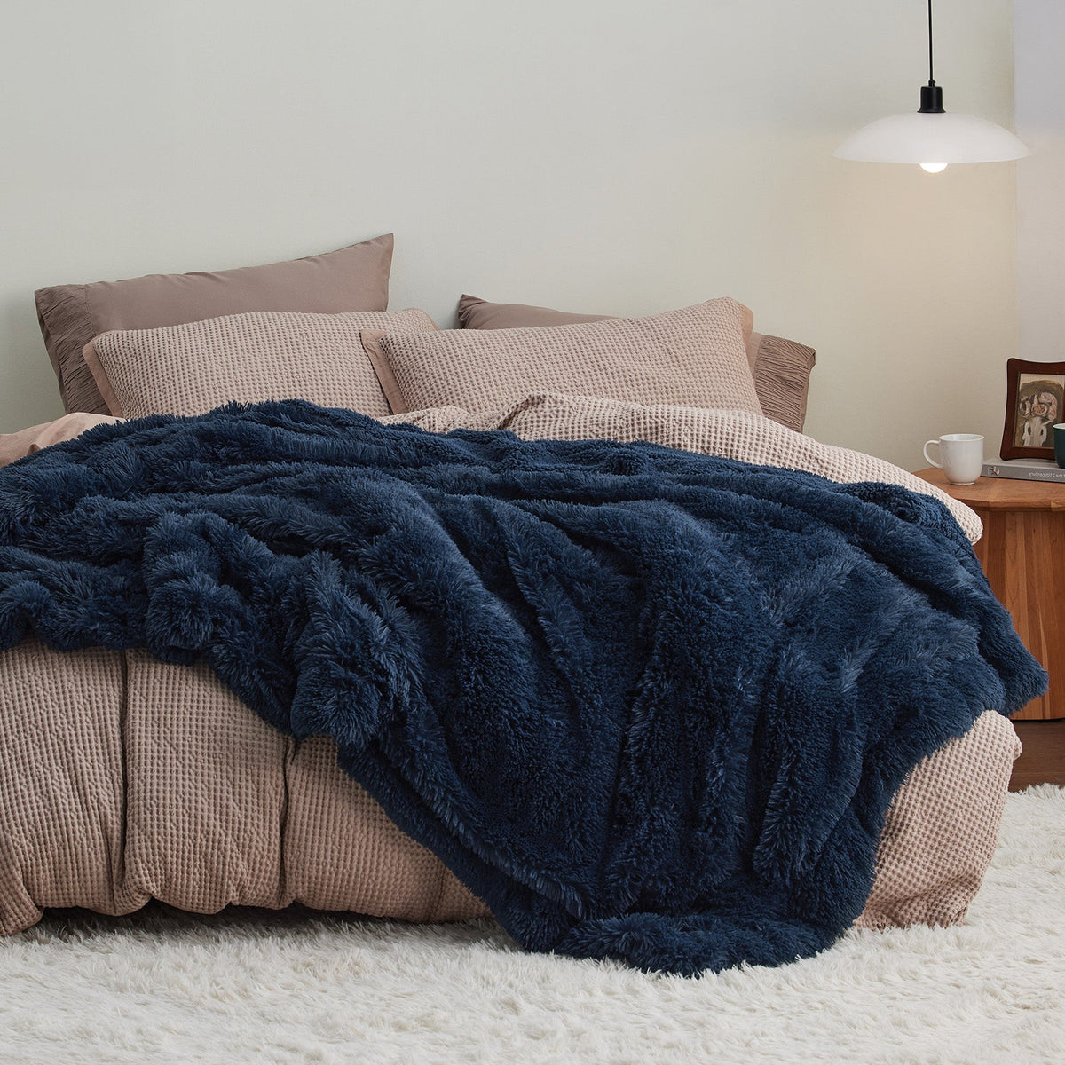 Fuzzy Faux Fur Blanket
