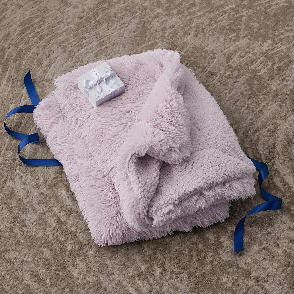 Fuzzy Faux Fur Blanket