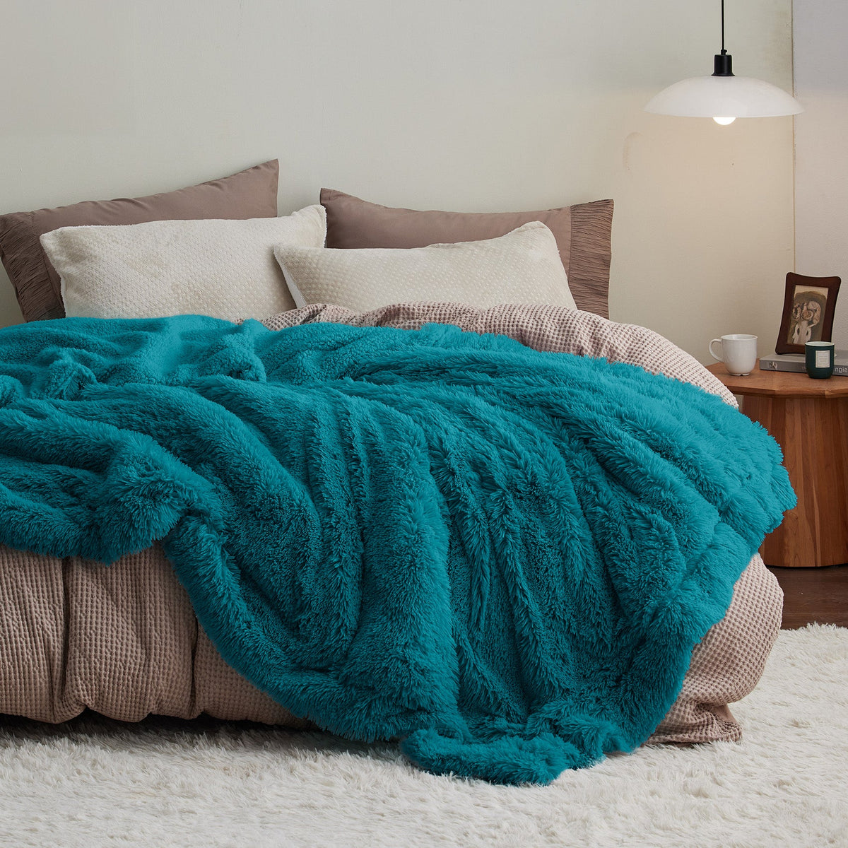Fuzzy Faux Fur Blanket