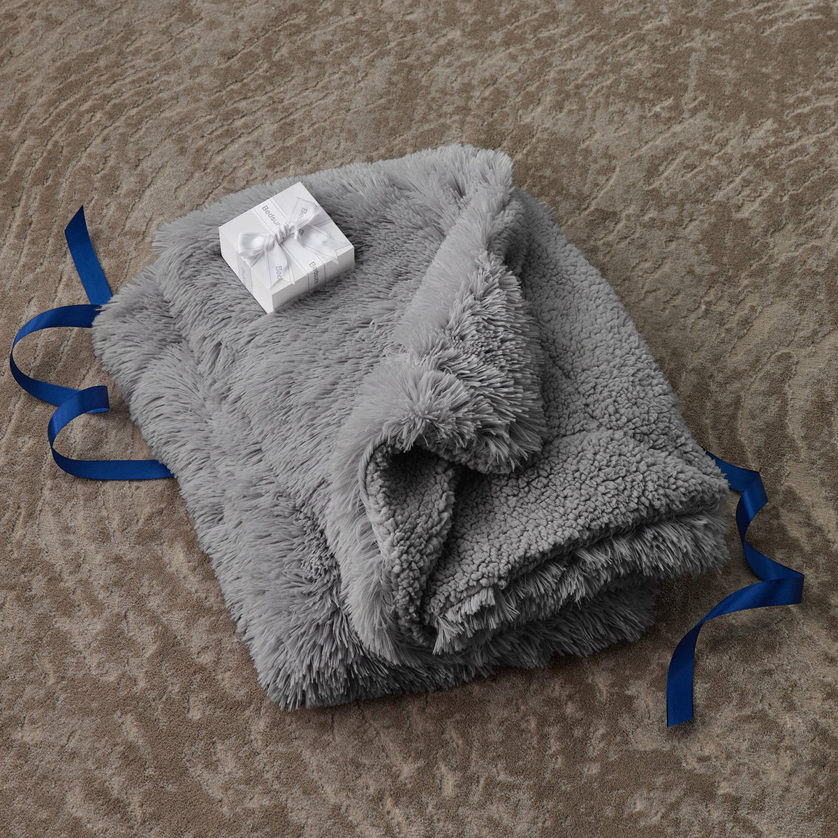 Fuzzy Faux Fur Blanket