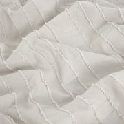 Striped Tufted Embroidery Duvet Cover Set