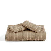 Striped Tufted Embroidery Duvet Cover Set
