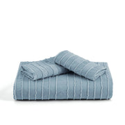 Striped Tufted Embroidery Duvet Cover Set