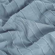 Striped Tufted Embroidery Duvet Cover Set