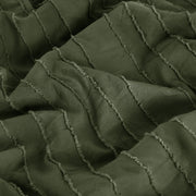 Striped Tufted Embroidery Duvet Cover Set