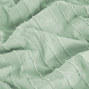 Striped Tufted Embroidery Duvet Cover Set
