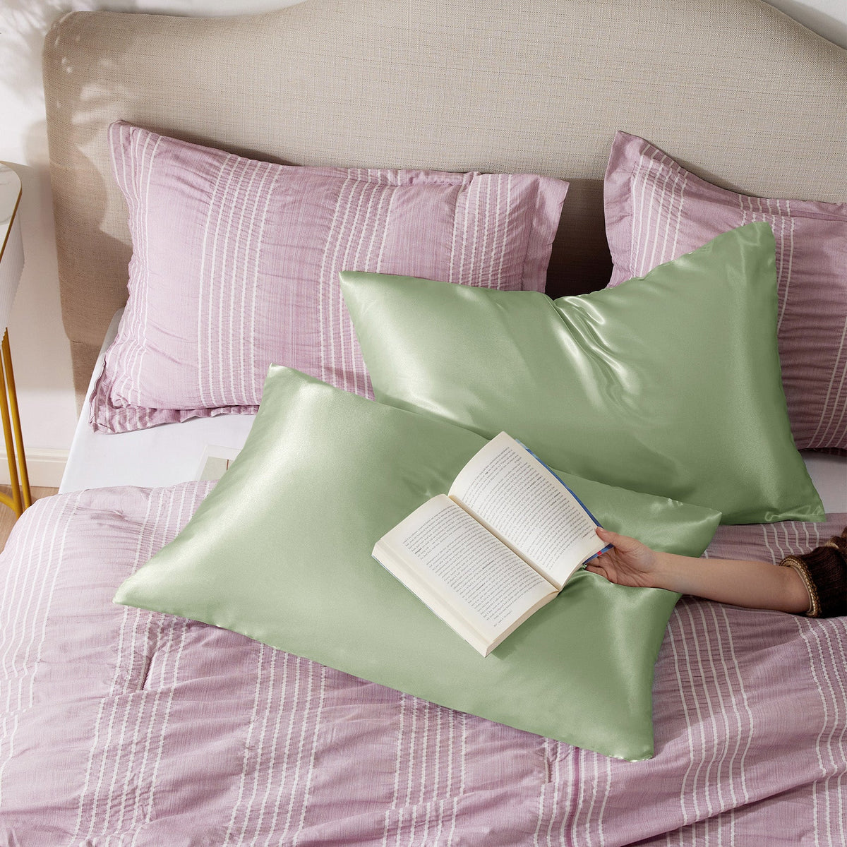 Solid Satin Pillowcase