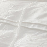 Striped Tufted Embroidery Duvet Cover Set