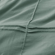 Striped Tufted Embroidery Duvet Cover Set