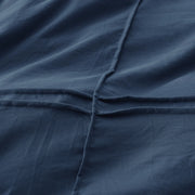 Striped Tufted Embroidery Duvet Cover Set