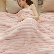 Luxplush Striped Blanket