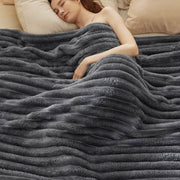 Luxplush Striped Blanket