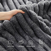 Luxplush Striped Blanket