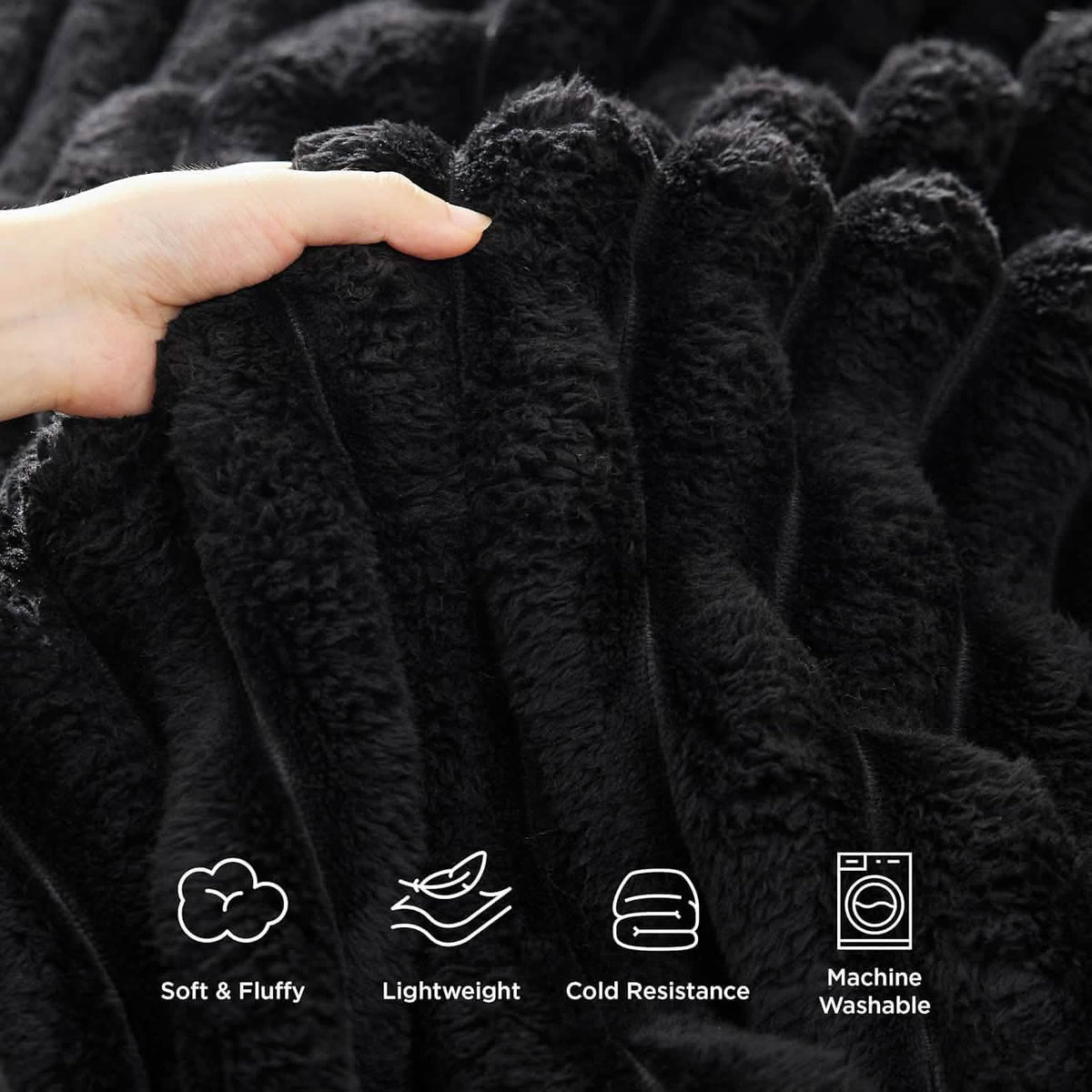 Luxplush Striped Blanket