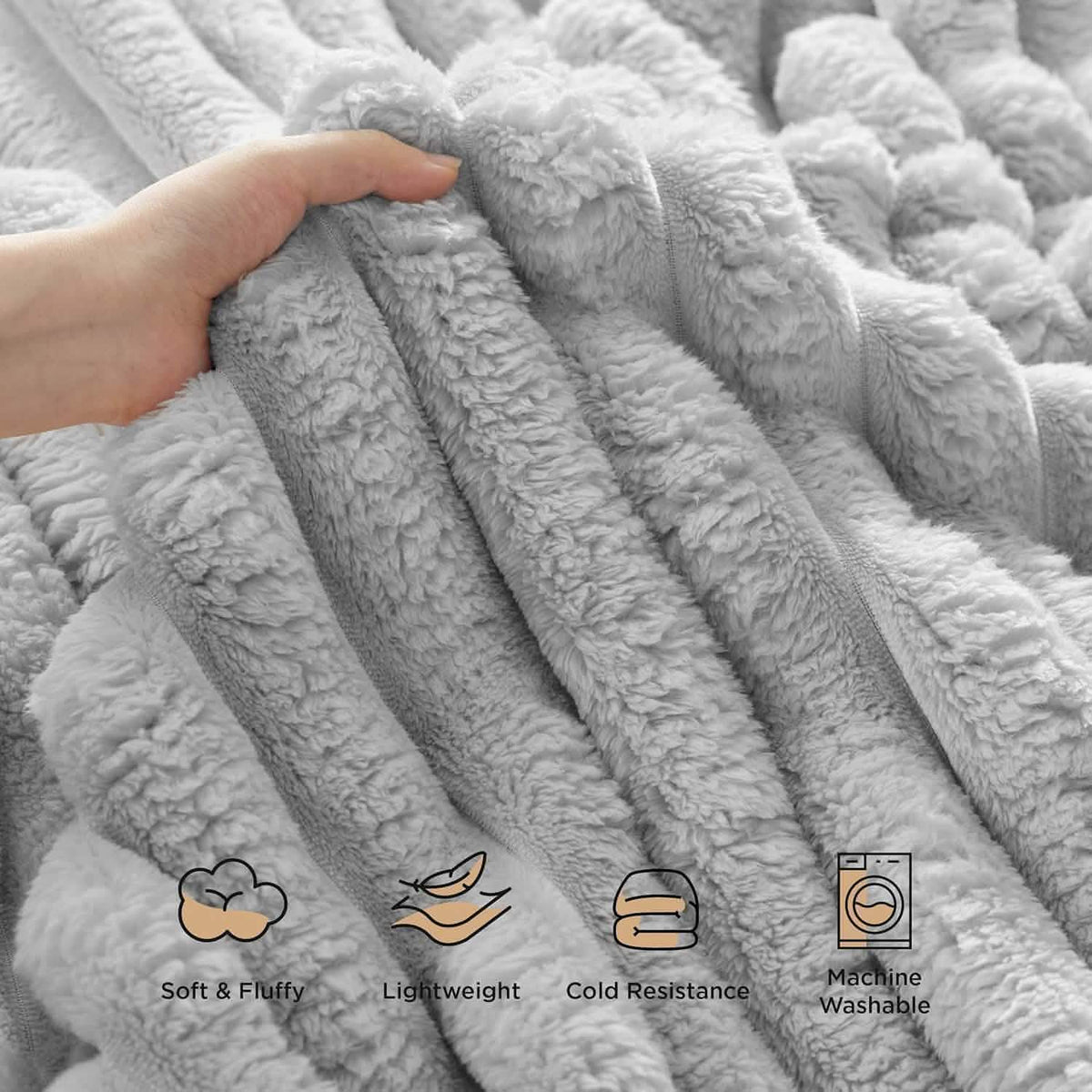 Luxplush Striped Blanket