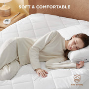 Brushed Polyester Microfiber Heated Mattress Pad