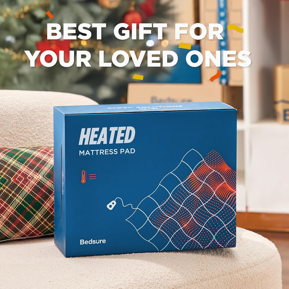 Coral Fleece Heated Mattress Pad